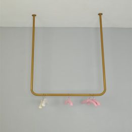 Ceiling-Hanging Gold Painted Stand - Image 4