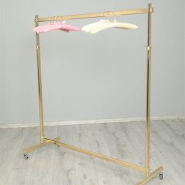 Gold Plated Hanging Rack with Side Service Stand - Image 2