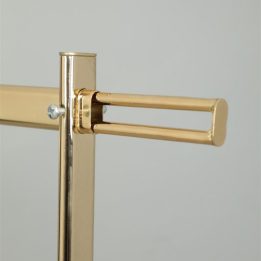 Gold Plated Hanging Rack with Side Service Stand - Image 3