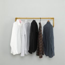 Wall-Mounted Supported Gold Painted U Hanger - Image 3