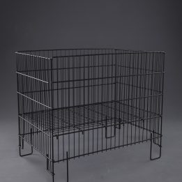 53*80 Foldable Black Basket - Image 3