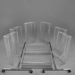 70 cm Double-Sided Chrome Basket - Image 2