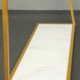 Gold Painted Cross-Legged MDF Base Stand - Image 4