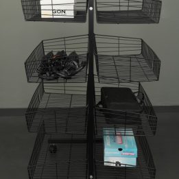 70 cm Double-Sided Black Coated Basket - Image 2