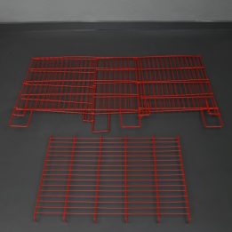 53*80 Foldable Red Coated Basket - Image 3