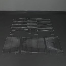 53*80 Foldable Sectioned Chrome Basket - Image 2