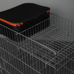 53*80 Foldable Sectioned Chrome Basket - Image 6