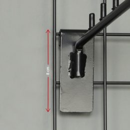 Bent Black Hook for Wire Panel - Image 3
