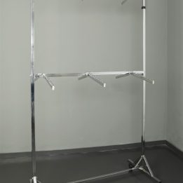Double-Tier Double-Sided 12-Hook Chrome Stand - Image 2