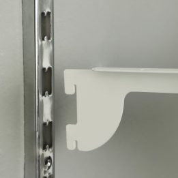30 cm White Straight Twist Support with Claw - Image 2