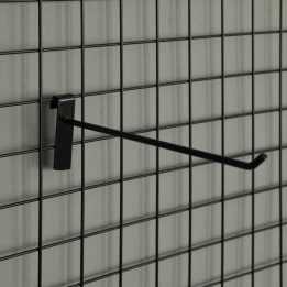 Black Hook for Wire Panel - Image 3
