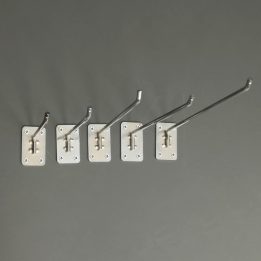Chrome Hook for Particle Board and Wall Mounting - Image 4