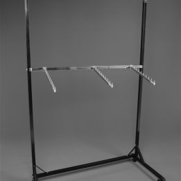 Single-Sided 6-Hook Double-Tier Hanger Stand - Image 1