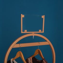 Small Size Copper Colored Moon Stand - Image 2