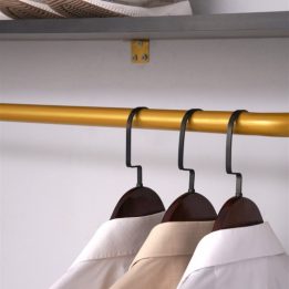 Shelved Bottom Hanging Gold Painted U Pipe - Image 2