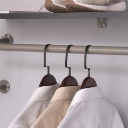 Wall-Mounted Support and Shelved Gray U Rack - Image 4