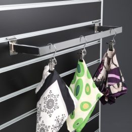 Channelled Display Board with Corner U Pipe for Scarves - Image 3
