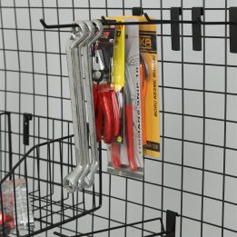 Wire Shelf Stand with Profile Legs for Middle Aisle - Image 2