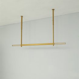 Ceiling Hung Adjustable Stand, Gold Painted - Image 4
