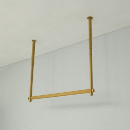 Ceiling Hung Adjustable Stand, Gold Painted - Image 5