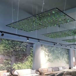 Ceiling Hung Chain Wire Panel - Image 2