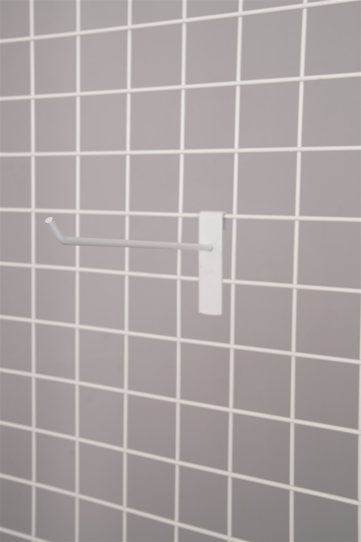 Hooks For Wire Panel Racks White Hook for Wire Panel - Rack Modern