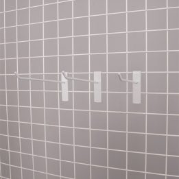 White Hook for Wire Panel - Image 2