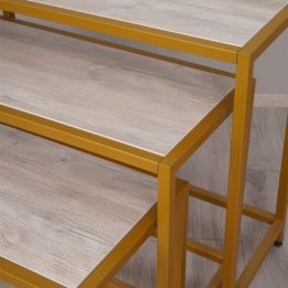 Triple Ladder Table Gold Stand - Image 3