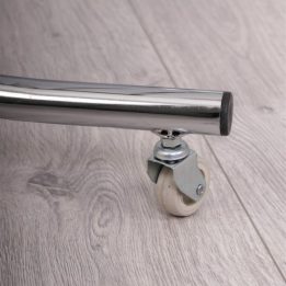 V-Adjustable Chrome Hanger Stand made from Round Pipe - Image 4